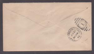 **US 19th Century P/S Cover, F-2 Machine Cancel, Memphis, TN 1/28/1899