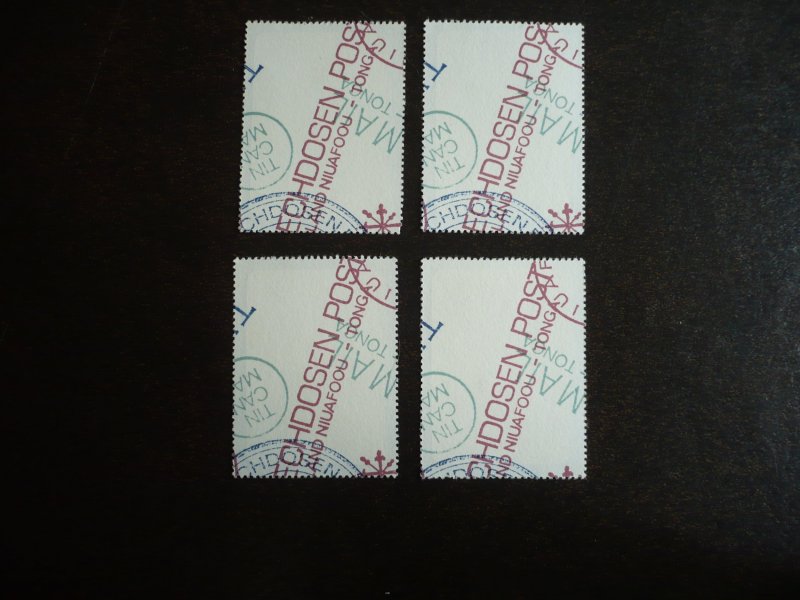 Stamps - Tonga - Scott# 517-520 - Mint Never Hinged Set of 4 Stamps