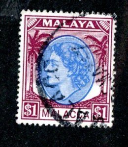 390 BCX  1959 Malacca Sc.#42 used cv $12 ( Offers welcome )