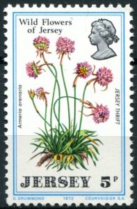 Jersey Sc#62 MNH, 5p multi, Wild Flowers of Jersey (1972)