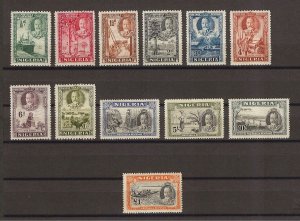 NIGERIA 1936 SG 34/45 MNH Cat £250