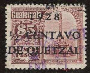 Guatemala  Scott 232 used stamp