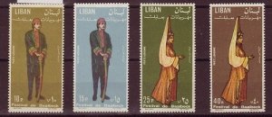 LEBANON - LIBAN MNH SC# C420-C423 BAALBECK FESTIVAL