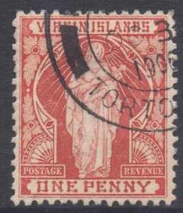 Virgin Islands BVI Scott 22 - SG44, 1899 St. Ursula 1d used