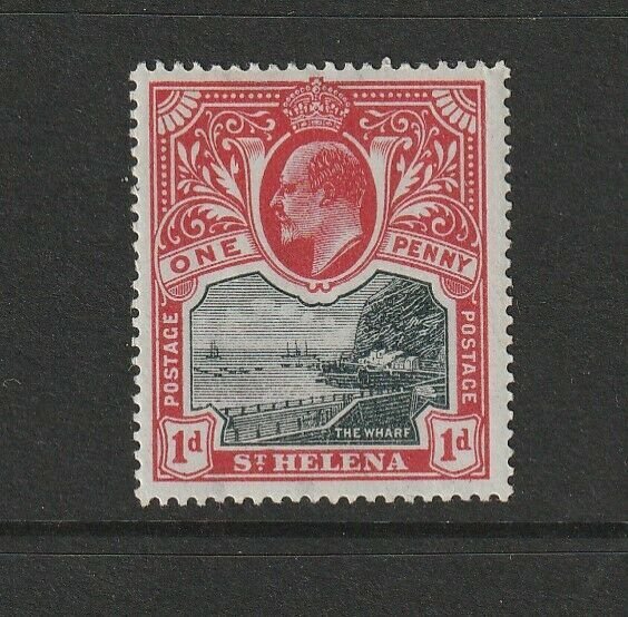 St Helena 1903 EDV11 1/2d &  1d MM SG 55/6