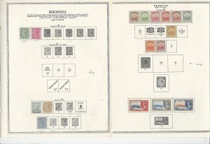 Bermuda Collection 1865-1969 on 7 Minkus Specialty Pages, British