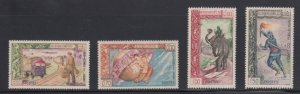 Laos   #77-80   mnh    cat $3.45