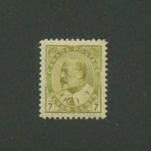 1903 Canada Postage Stamp #92 Mint Lightly Hinged VF Original Gum