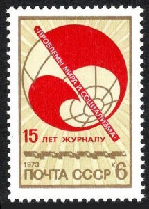 Russia 4124 block/4,MNH.Michel 4167. Review Problems of Peace & Socialism,1973.