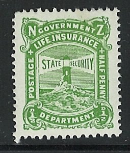 New Zealand Scott OY10 MNH! Life Insurance Lighthouses! 