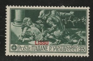 Italy Aegean Island of Lisso with Lipso overprint Scott 13