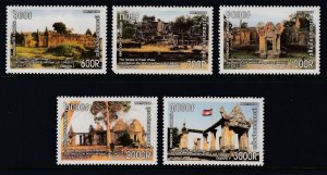 Cambodia - Scott #2353-2357 MNH - Complete Set of 5 - Preah Vihear