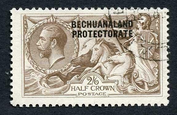 Bechuanaland SG88 2/6 Bradbury Seahorse Fine used  Cat 160 pounds