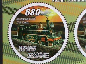 ​KOREA STAMP-2008 SC#4792 CLASSIC TRAIN CTO-MNH SHEET. VERY RARE PLEASE