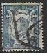 France #219   used Perfin