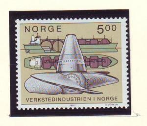 Norway Sc 988  1991 Ship Building stamp mint NH