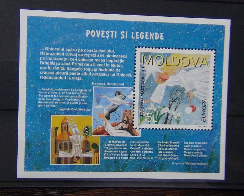 Moldova 1997 Europa Tales & Legends Miniature Sheet MNH