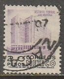 MEXICO 931, $20Pesos 1950 Def 2th Issue WMK 300 USED. F-VF. (1424)