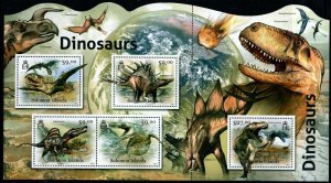 SOLOMON ISLANDS 2012 DINOSAURS MNH