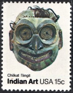 SC#1835 15¢ Indian Masks: Chilkat Tlingit Tribe Single (1980) MNH