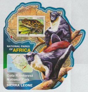 Sierra Leone - 2016 MNH s/s of African National Parks issue #3790