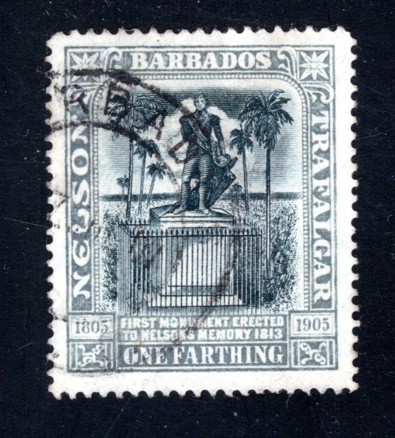 Barbados #110  VF, Used,  CV $14.00 .... 0480084