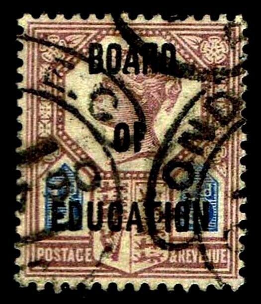 1902 GB #O65 Board of Education Official Wmk 30 - Used - VF - CV$850.00 (E#3799)