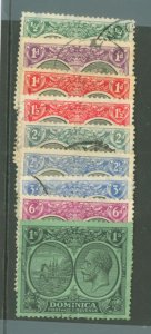 Dominica #65/77 Used Multiple