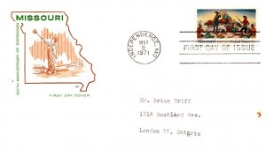 United States, Missouri, First Day Cover, Foreign Destinations