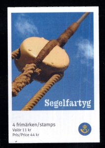 SWEDEN Scott 2593 Complete Sailing Ships booklet 2008