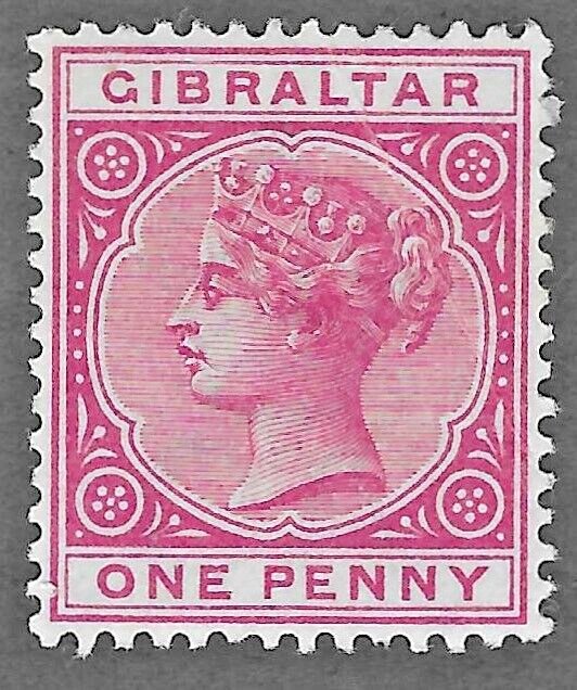 Gibraltar (1887) - Scott # 10,   MH