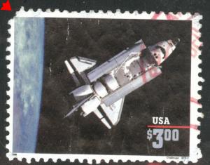 USA Scott 2544 Used Shuttle in Space stamp
