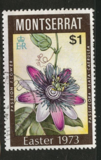 Montserrat Scott 291 1973 Passionflower stamp Used CV$2.25