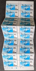 EDW1949SELL : SINGAPORE 1978 Scott #312-15 Planes VF MNH 20 Cplt sets. Cat $122+