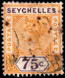 Seychelles #17, Incomplete Set, 1897, Used