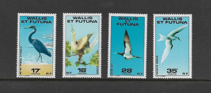 BIRDS - WALLIS & FUTUNA #214-17  MNH