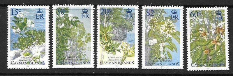 CAYMAN ISLANDS SG1088/92 2006 TREES MNH