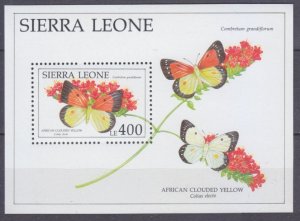 1991 Sierra Leone 1660/B170 Butterflies 6,50 €