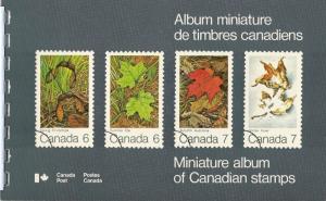 CANADA POST - MINIATURE ALBUM OF CANADIAN STAMPS (1972)