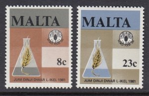 Malta 590-1 World Food Day mint