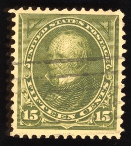 US Scott 284 Used 15c olive green Henry Clay Lot M1091x bhmstamps