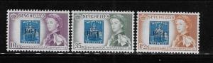 Seychelles 1961 1st post office in Victoria Stamp cent Sc 195-197 MNH A941