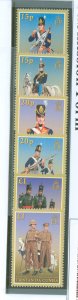 Tristan da Cunha #820-825 Mint (NH)  (Military)