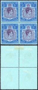 Bermuda SG116de 2/- Purple and Deep Blue Broken Right Scroll Cat 745+ Pounds