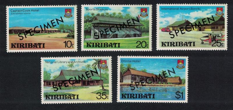 Kiribati Captain Cook Hotel Aircraft Archives Development 5v Specimen SG#136-140