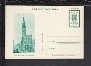 Poland Postal Card Unused