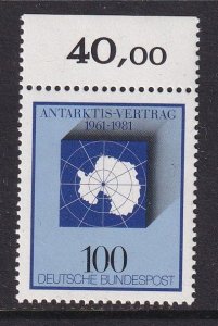 Germany  #1362  MNH  1981  Antarctic treaty