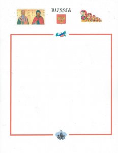 Topical - MAC's BLANK PAGES Russian Stamps Supplement 