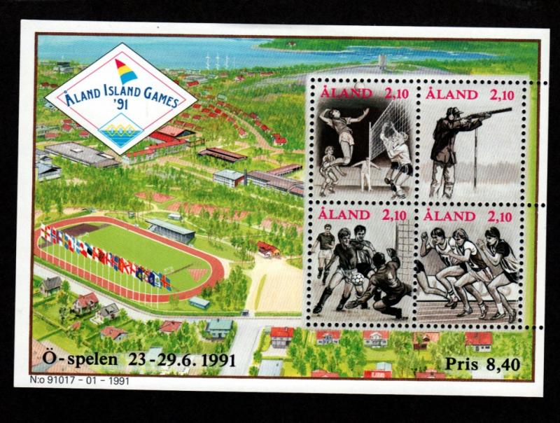 Aland #58 MNH S/S CV$5.00