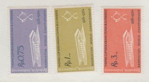 Indonesia Scott #517-518-519 Stamp - Mint NH Set